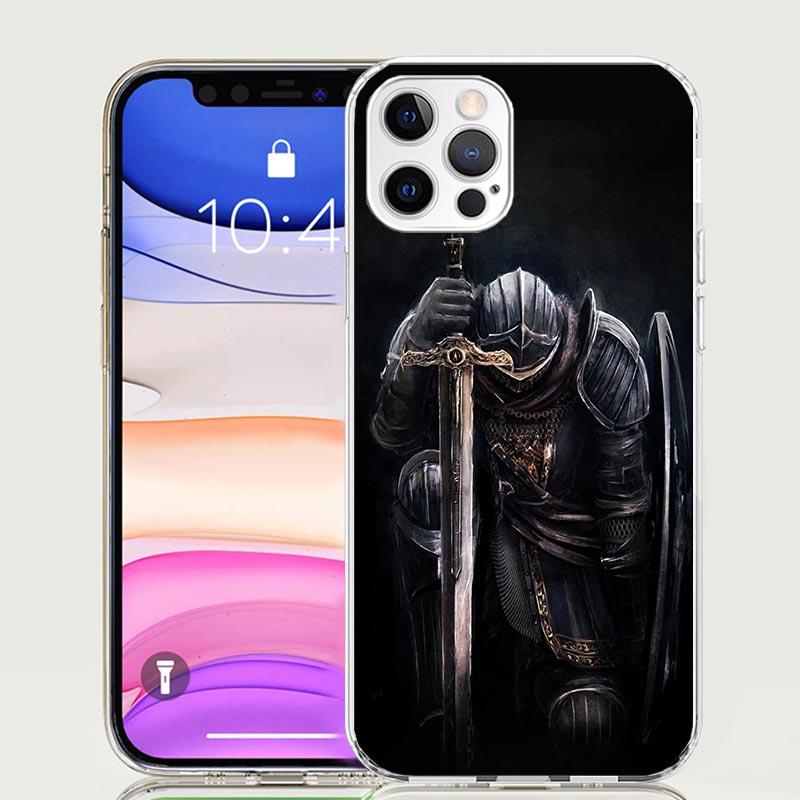 Knights Templar Crusades Phone Case For Apple iPhone 17 Air 16 15 Plus 14 + 13 Mini 12 11 Pro Max 7 8 SE 16Max Soft Shell Cover