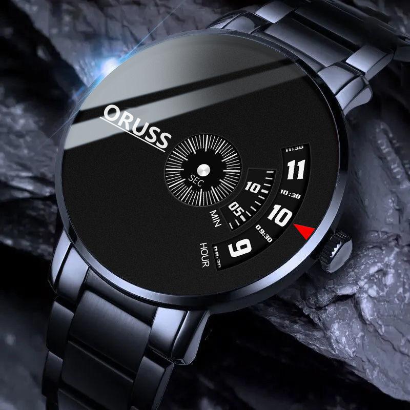 ORUSS New TOP Brand Luxury Men's Watch With Box Waterproof Calendar Men's Quartz Watches