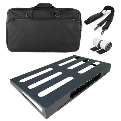 GOKKO Guitar Effector Board Pedal Board Прочный и долговечный кронштейн питания Легкий со встроенной сумкой для хранения (Д-560x320x70мм)
