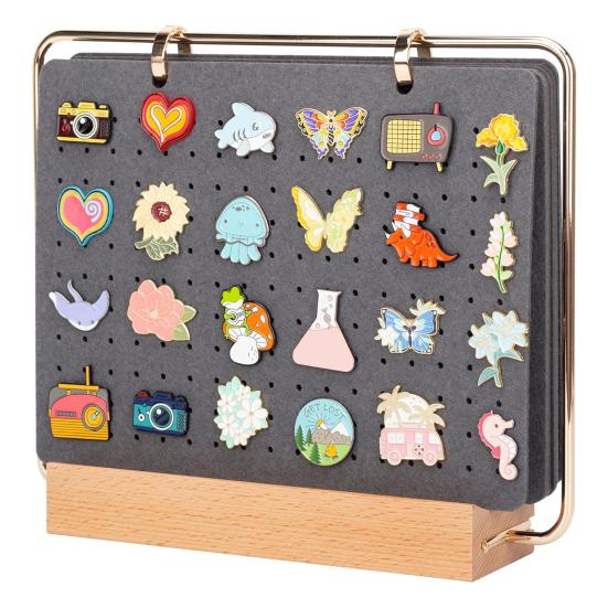 Pin Organizer Collection Brooch Pin Holder Display Storage Calendar 6 Pages