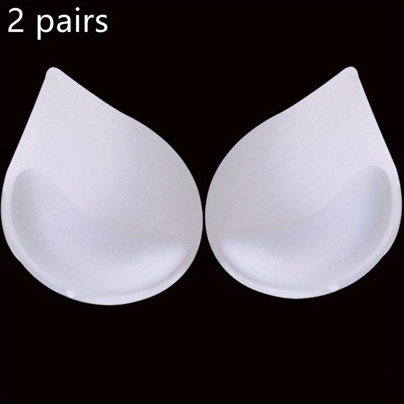 2 пары 3D подушечек для бюстгальтера пуш-ап, вставки для женского нижнего белья, маленькая подтяжка груди, дышащая губка, подушечка для бюстгальтера, подкладка для купальника, вставка для бюстгальтера 327977557