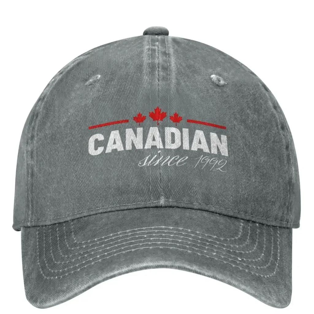 Canadian Since Baseball Cap Canada Flag Couple Women Sunshade Trucker Hat Summer Fashion Tennis Skate Snapback Cap
