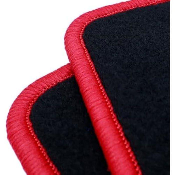 Tapis - Toyota - Auris - 5 pièces - Bordure Rouge - Sur Mesure