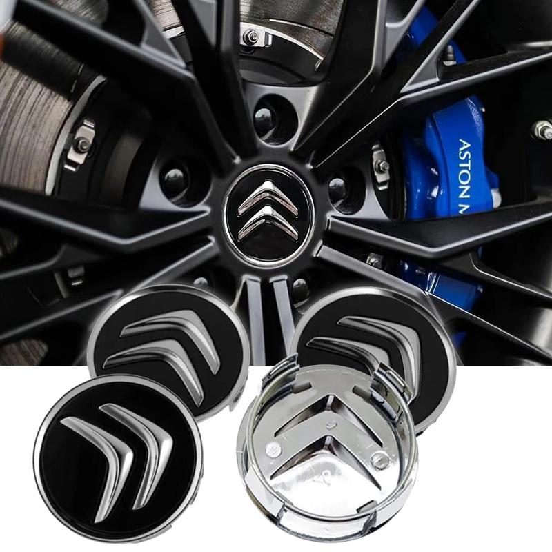 60mm Wheel Centre Hub Caps 4pcs Wheel Center Cap Replacement For Citroen C1 C2 C3 C4 C5 C6 C4L DS3 DS4 DS5 LS DS6 Grand Picasso anf123