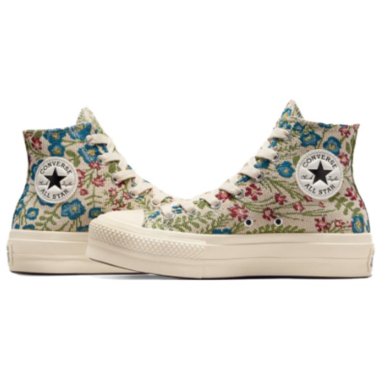 Converse Женские кеды Chuck Taylor All Star Lift Platform High 'Floral Tapestry'
