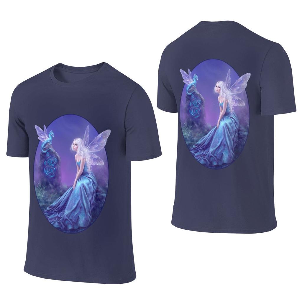 Luminescent Fairy Dragon Art Versatile Reversible Tshirtminimalist Style Classic Colors Tshirt
