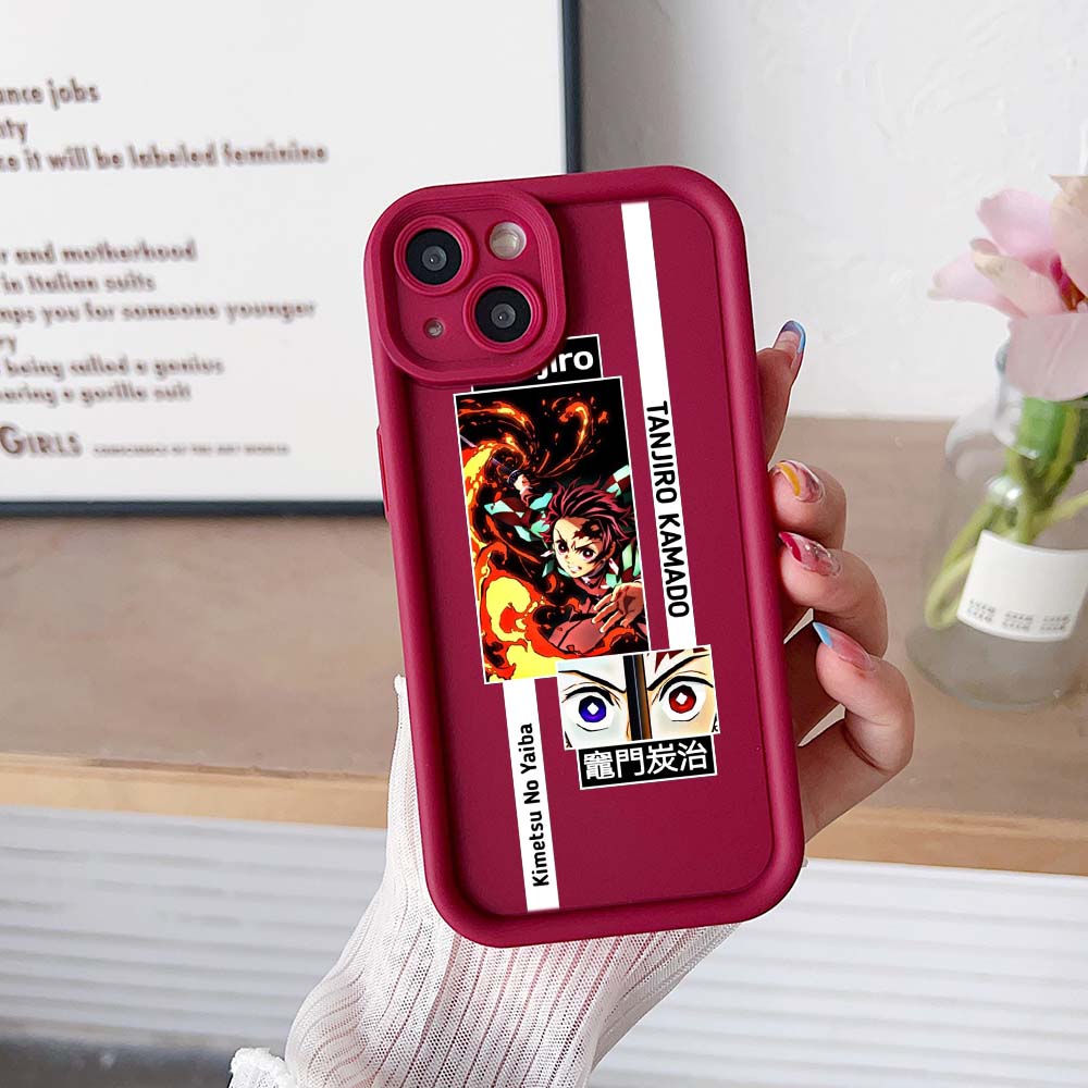 Чехол для телефона Sky Eye Ladder для iPhone 15 Samsung A24 Huawei Honor 90 Xiaomi Redmi Note 11 Infinix Realme Angel Eye Мягкий чехол NY2 Anime Demon Slayer