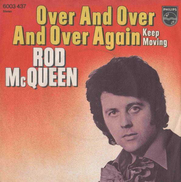 7-дюймовая пластинка ROD MCQUEEN - Over And Over And Over Again 6003437 PHILIPS 1975 Германия Рок Б/у