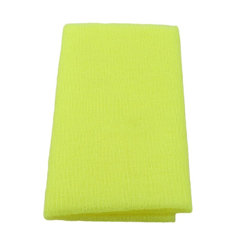 Exfoliating Puff Scrub Nylon Net Bath Shower Gel Terry Cloth Body Washing Cleaning Tool