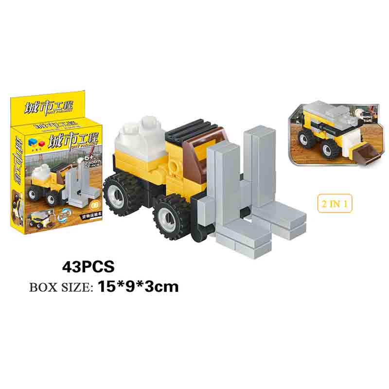 2020 Новый продукт 2 изменения 12 в 1 Городская инженерная сборка Автомобильная обучающая игрушка Diy Fighting Сменный пластиковый робот-робот Игрушка на день рождения