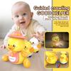Musical Duck Crawling Baby Toys Early Learning Educational Toy Interactive Tummy Time Toys with Music & Lights For Boys Girls