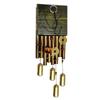 Classic Black Wind Chimes Large Aluminium Wind Chimes To Create a Zen Atmosphere Suitable for Outdoor, Garden, Patio Decor