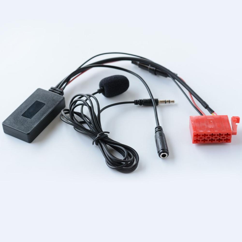 Bluetooth-совместимый музыкальный адаптер AUX для Mercedes W124 W140 W202 W210 с микрофоном