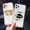 GYKZ милый японский аниме Oya Haikyuu прозрачный чехол для телефона для iPhone 13 11 Pro 12 XR X XS MAX SE20 7 8Plus противоударный мягкий чехол