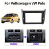 2 DIN 9-дюймовая аудио рамка для автомобильной магнитолы для Volkswagen VW Polo(2011-2016 гг.) – Монтажный комплект накладки панели DVD