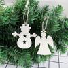 Tree Ornaments DIY Crafts Christmas Decorations Wooden Slices Wooden Tags Christmas Tree Pendant