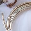 Круглая ручка-ремень из ПУ кожи со швом по краю с замком - DIY Плетение для поводка Украшение E18