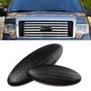 1 шт. 7/9 дюйма Матовый черный Американский флаг США Значок-эмблема для передней решетки радиатора задней двери автомобиля Овальная крышка-значок для F-150 F-250 F-350 Explorer Edge