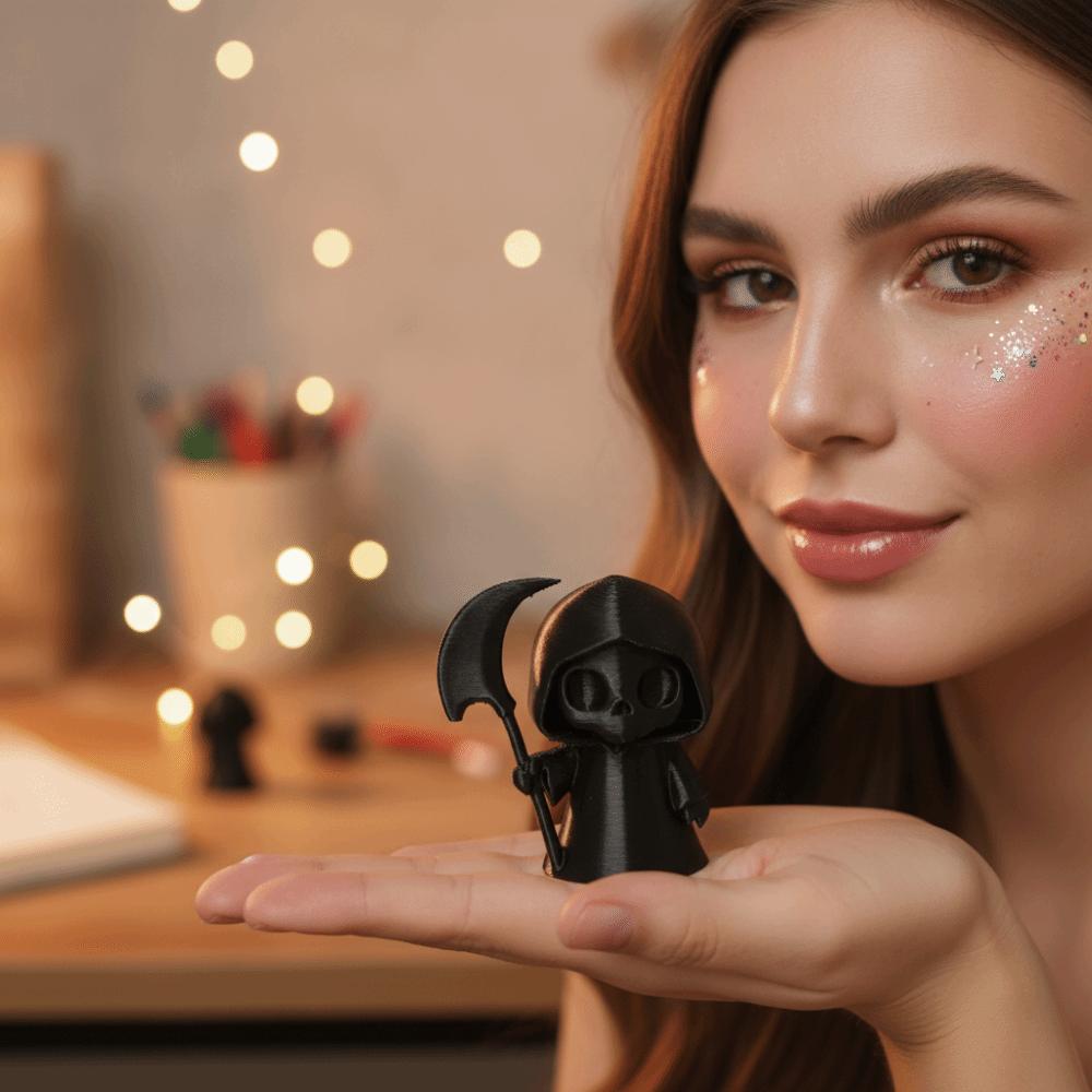 PLA Halloween Miniature Mini Luminous Ghost Toy Glow Desk Ornament 3D Printed Statue Holiday Gift