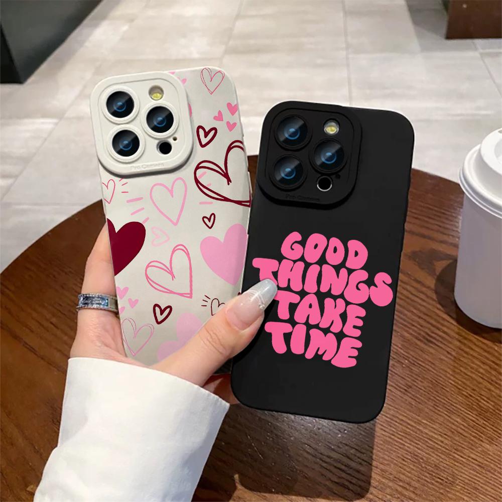 Стильный чехол для телефона с цитатой Для iPhone12 11 17 16 15 14 13 Pro Max Для iPhone 7 8 16 14 15 Plus XS XR X Прочная защитная Funda