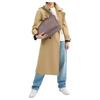 COACH Lana 34 Protective foot base Snap-button closure Internal zip compartment Polished pebbled leather Shoulder bag Large Women's Ash