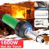 1600 Вт 220 В 50 Гц Электронные пистолеты горячего воздуха Пластиковая сварочная горелка Сварщик Тепловые горячие инструменты Комплект + Насадка Сварочный аппарат