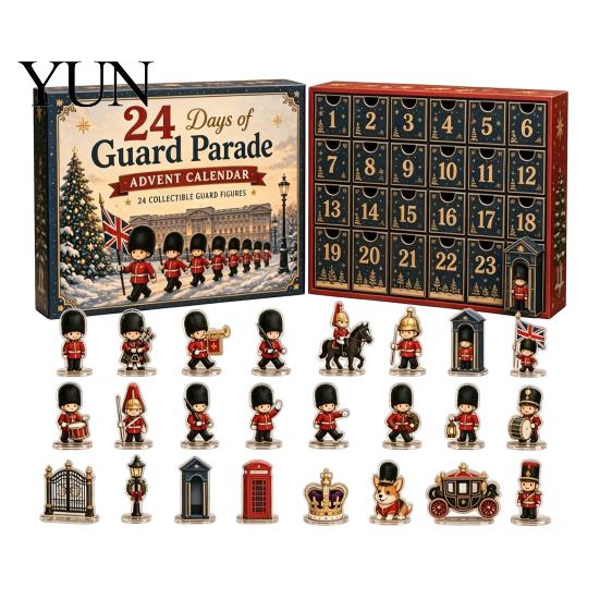 Miniature Advent Calendar 2026 Career Calendar, 24-Day Countdown Box with Mini Occupation Interactive Parent Child Toy Figures, Community Helper