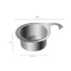 New 1X Kitchen Sink Drain Strainer Faucet Hanging Filter Basket For Fruit Vegetable