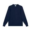 Women's Oversize American Retro Heavyweight Sweatshirt - Solid Color, Round Neck, Autumn/Winter Style