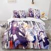 Комплекты постельного белья Genshin Impact Полиэстер Принт Одеяло Покрывало Пододеяльник Наволочка Наборы из 2-3 предметов Детский Взрослый Размер