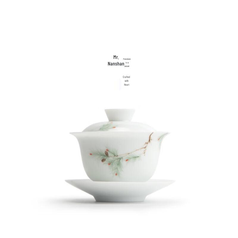 Nanshan Mr. Hand-painted Ceramic Gaiwan Teacup