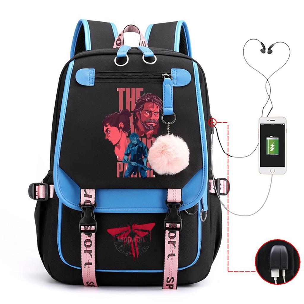The Last of Us Printed Youth Leisure Travel Backpack Multifunctional Student School Bag