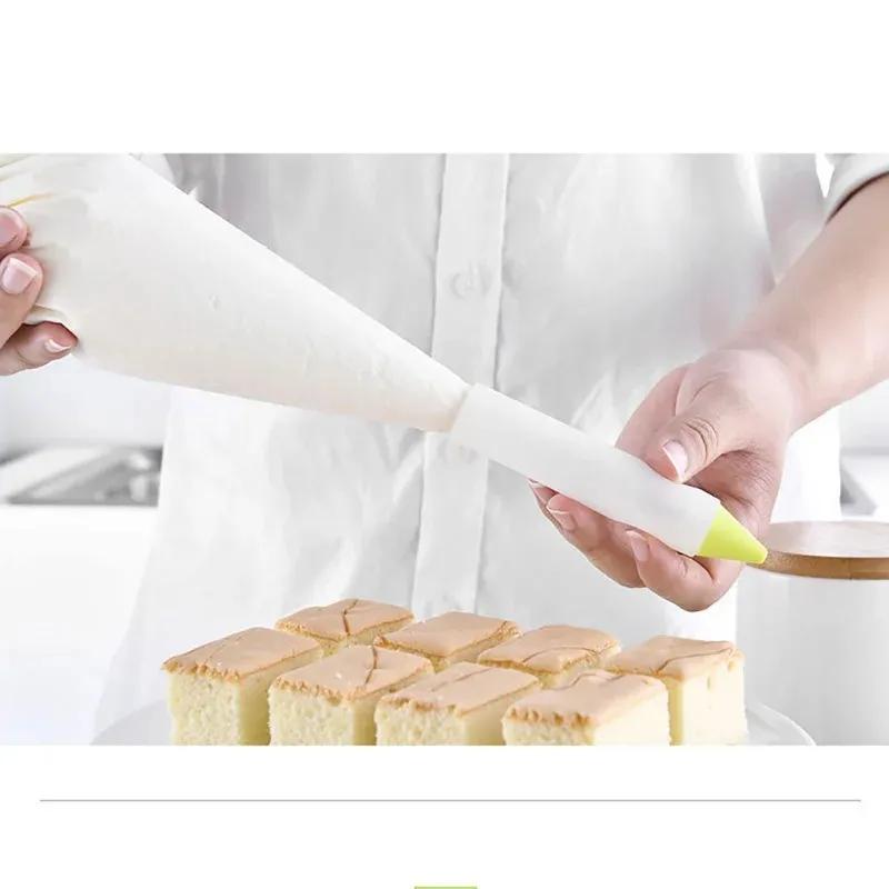 Baking Cake Decoration Tools Silicone Cake Writing Pen Piping Pastry Nozzles Chocolate Cream Squeezed Gun Dessert Piping Nozzle