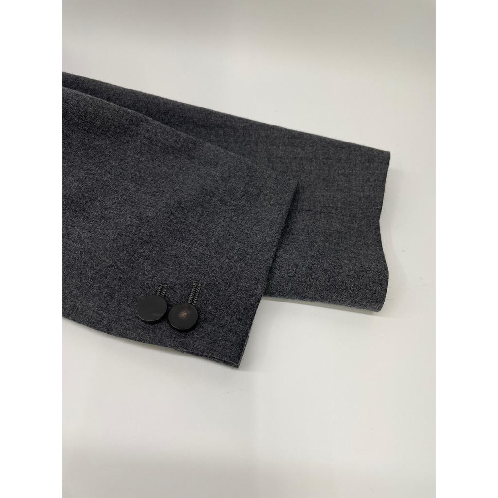 Lanvin Grey 238262 J210 WOOL FLANNEL JACKET Jacket 50 grayUsed