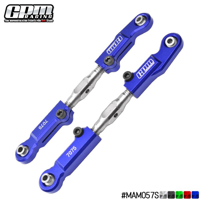 ARRMA 1/7 MOJAVE 6S Aluminum Alloy Caster Block with Clockwise/Counter-Clockwise Adjustable Rear Upper Control Arm
