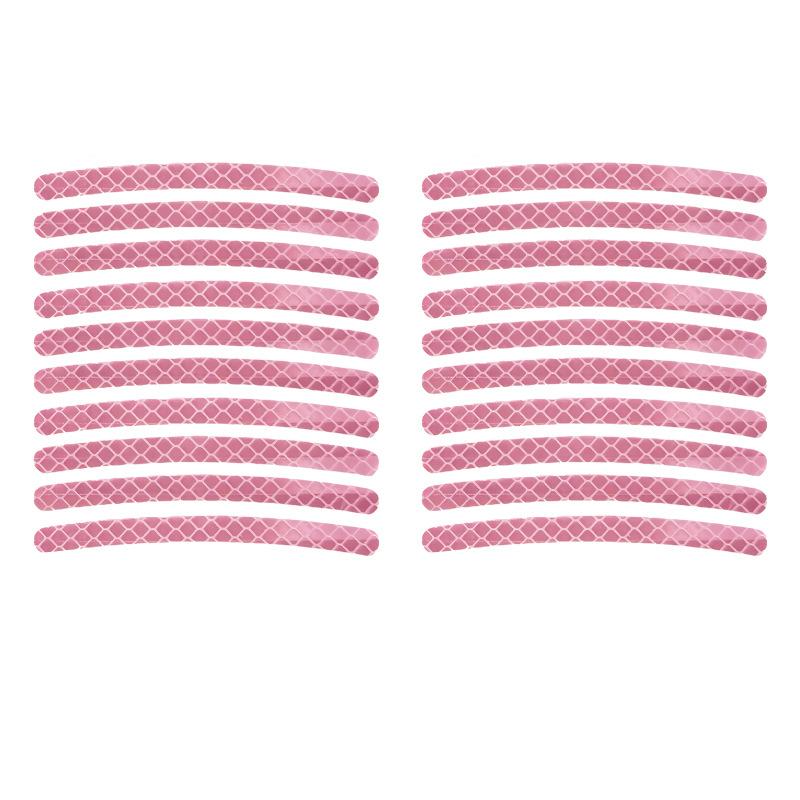 Наклейки на ступицу колеса автомобиля, светоотражающие украшения для ночного освещения, наклейки на обод колеса и шины мотоцикла, электромобиля, 20 шт.