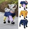 Dog Shoes Leggings Dirty-Proof Suspender Boot Waterproof Dog Pant Anti-Slip Pet Paws Protector for Outdoor Walking Running Hiking