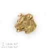 American Staffordshire Terrier, Amstaff - Dog brooch in decorative box, elegant gold-plated pin, Art-Dog brand jacket pin