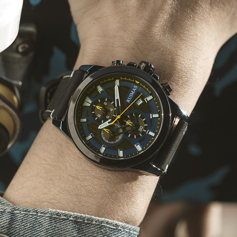 Fashion Quartz Watch, Belt Luminous Waterproof Sports Student Watch Male 582