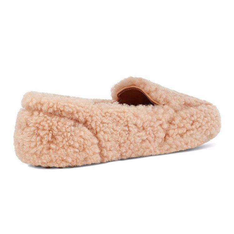 UGG Женские мокасины Hailey Fluff Бронзовые 1095108-BNZ