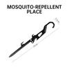 Outdoor Summer Anti-mosquito Ground Insert Multi-functional Bottle Opener Measuring Scale Stainless Steel Mosquito Coil Holder