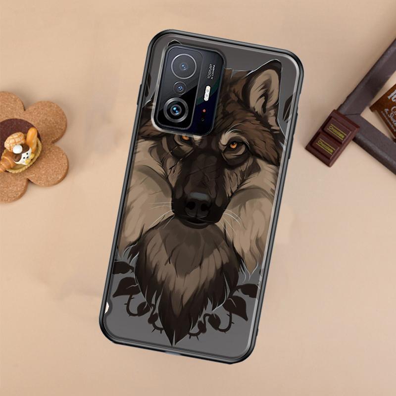 Чехол-арт Волк для Xiaomi 13 14 Ultra 11T 12T 13T 14T Pro POCO X7 Pro X3 X5 X6 F3 F5 F6 M6 Pro