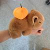 Милый браслет-браслет Capybara Slap Clap, игрушка, мультяшное плюшевое животное, кукла, хлопающее кольцо, браслет, плюшевое кольцо для рук для детей, подарки на день рождения