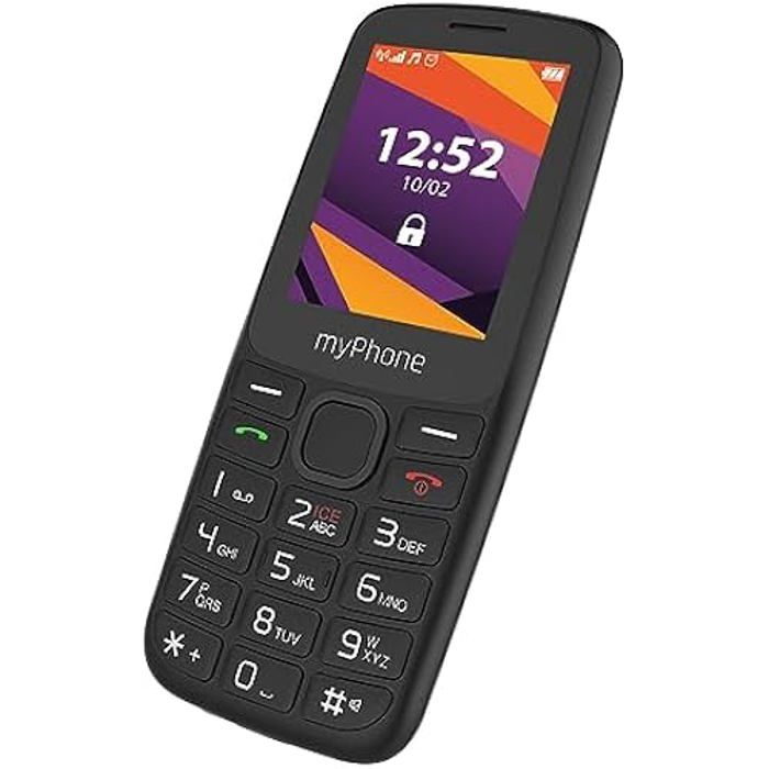 myphone 6410 lte téléphone simple 4g avec écran clair et gros boutons, grande batterie 1400 mah