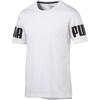Rebel Logo Print Short Sleeve T-Shirt Men Tops White 584744-57