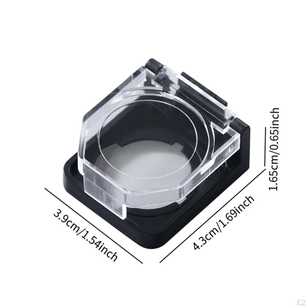 Защитная крышка для кнопки, пылезащитная крышка переключателя, простая установка, универсальная, легкая, аксессуары