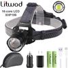 XHP199 16-Core Led Headlamp Zoomable Head Flashlight Lamp Torch 18650 Battery Waterproof for Camping Headlight