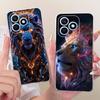 Для Honor X8d 2026 Крутой Чехол для Телефона с Рисунком Дракона и Тигра Для Honor X8D 4G Мягкий Силиконовый TPU Чехлы Бамперы