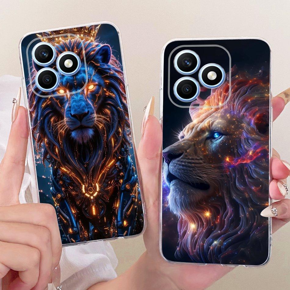 Для Honor X8d 2026 Крутой Чехол для Телефона с Рисунком Дракона и Тигра Для Honor X8D 4G Мягкий Силиконовый TPU Чехлы Бамперы