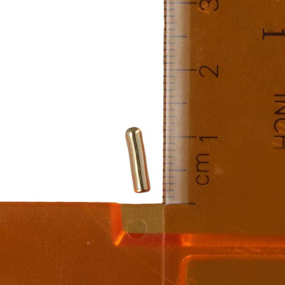 Gold Brooch Pins Stopper Metal Jewelry DIY Accessories Rubber Hat Pin For Women